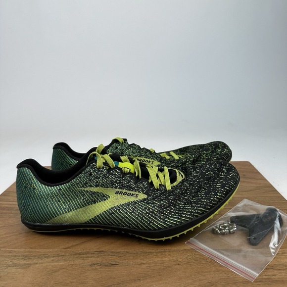 New Mens‎ Brooks Mach 19 Athletic Cross Country Spiked Sneakers Shoes Sz 10 D